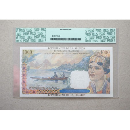 1000 Francs Union Française Spécimen ÎLE DE LA RÉUNION 1964 P.52s