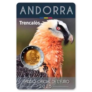 2 EUROS ANDORRE 2025 GYPAÈTE BARBU