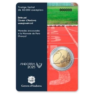 2 EUROS ANDORRE 2025 Jeux des petits états d'Europe 2