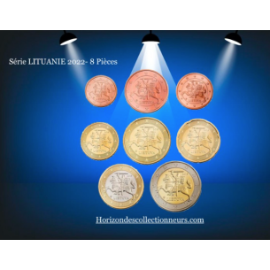 Série Euros LITUANIE 2015 8 Pièces