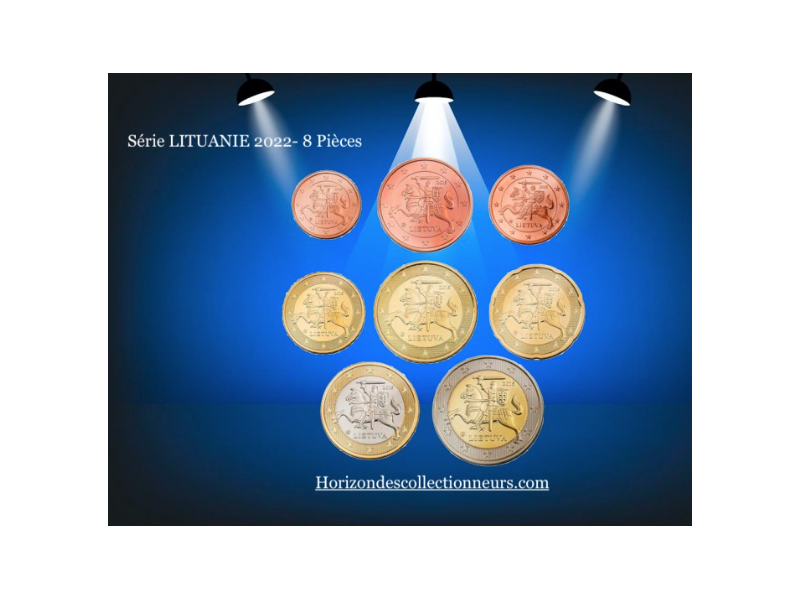 Série Euros LITUANIE 2015 8 Pièces