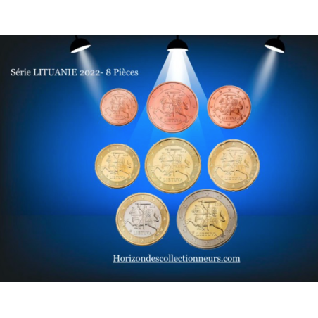 Série Euros LITUANIE 2015 8 Pièces