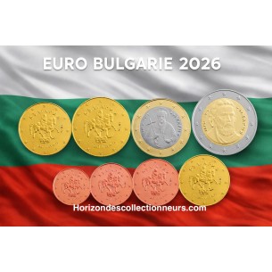 Série Euro BULGARIE 2026, 8 Pièces