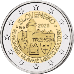 2 Euros SLOVAQUIE 2026  Trenčín