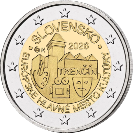 2 Euros SLOVAQUIE 2026  Trenčín