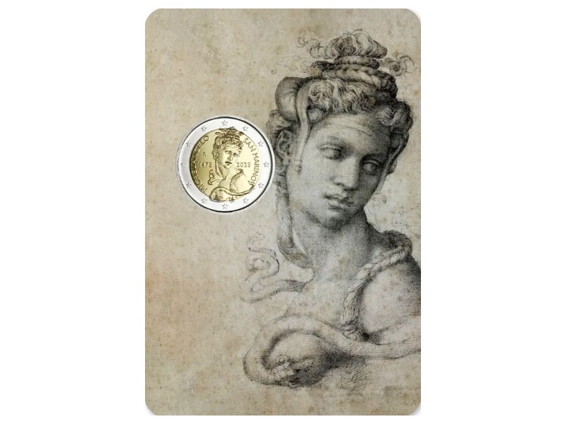 2 Euros SAINT MARIN 2025, Michel-Ange