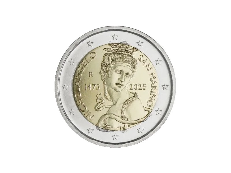 2 Euros SAINT MARIN 2025, Michel-Ange