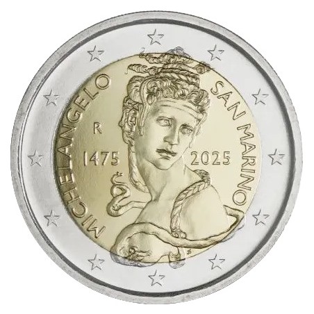 2 Euros SAINT MARIN 2025, Michel-Ange
