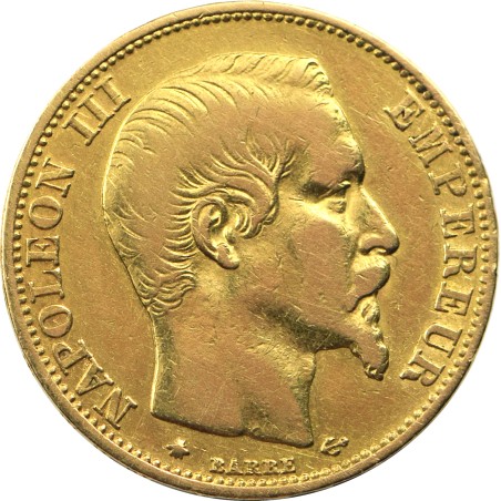 20 FRANCS OR Louis-Napoléon III, 1859 Strasbourg