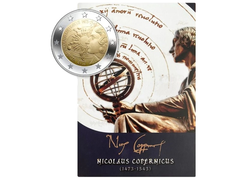 2 Euros MALTE 2023, Copernic