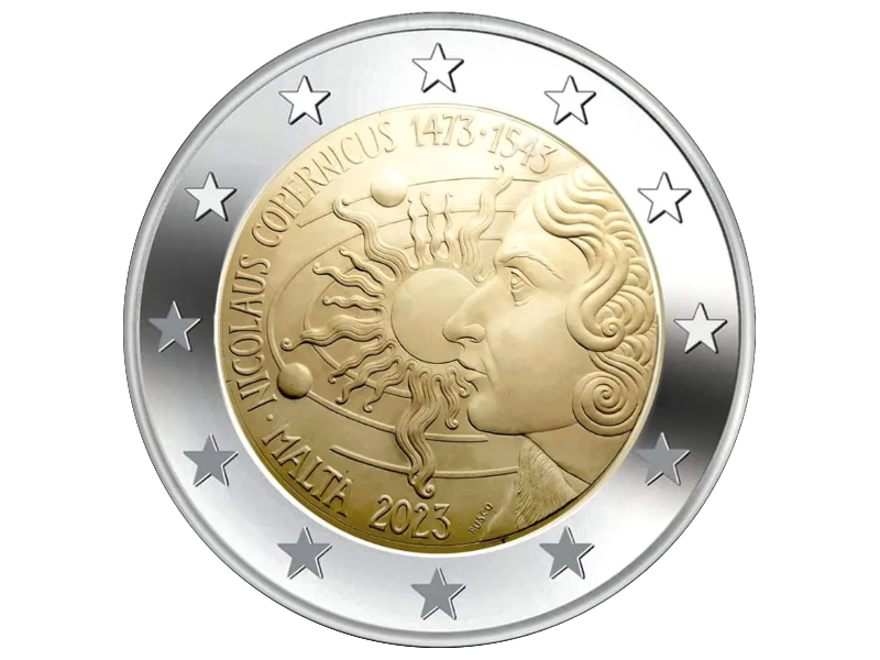 2 Euros MALTE 2023, Copernic