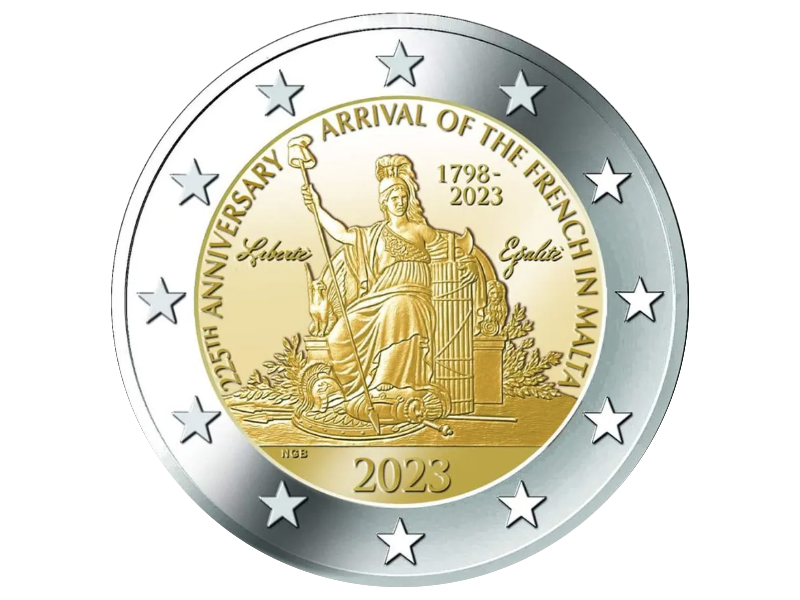 2 Euros MALTE 2023, Napoléon Bonaparte