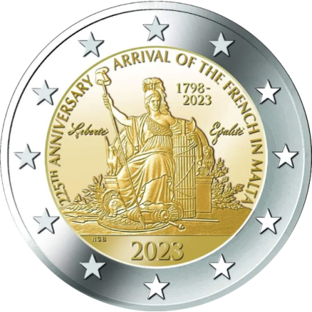 2 Euros MALTE 2023, Napoléon Bonaparte