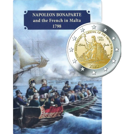 2 Euros MALTE 2023, Napoléon Bonaparte