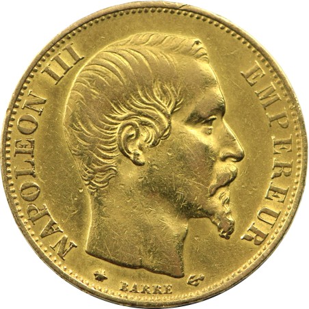 20 FRANCS OR Louis Napoléon 1860 Strasbourg
