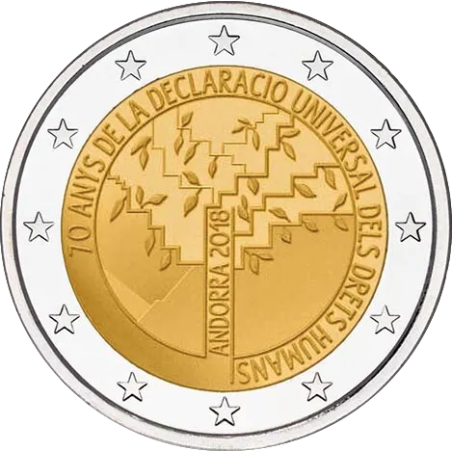 2 Euros Andorre 2018, Droits de l'homme