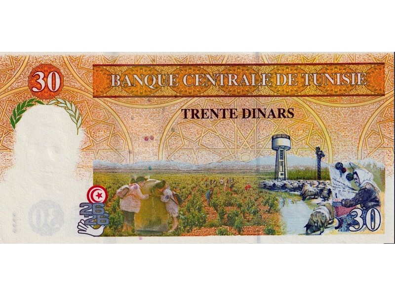TUNISIE 30 Dinars 1997 P.89