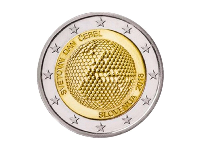 2 Euros SLOVÉNIE 2018, Abeille