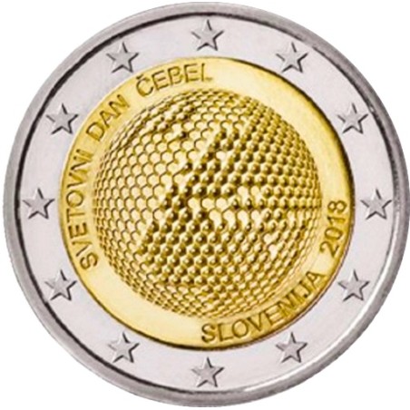 2 Euros SLOVÉNIE 2018, Abeille