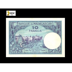 MADAGASCAR 10 Francs 1937 P.36 2