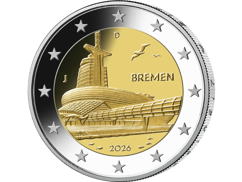 2 Euros ALLEMAGNE 2026, Brême