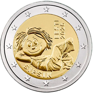 2 Euros ESTONIE 2026, Sipsik
