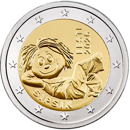 2 Euros ESTONIE 2026, Sipsik
