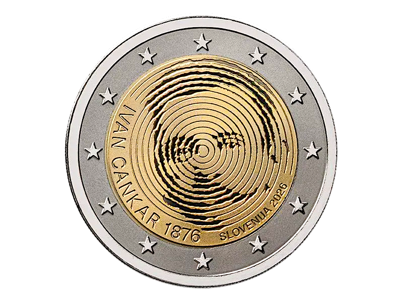 2 Euros SLOVÉNIE 2026, Ivan Cankar