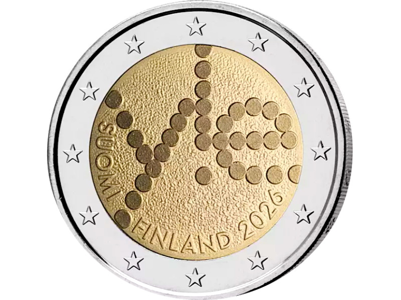 2 Euros FINLANDE 2026, 100 ans de La radio...