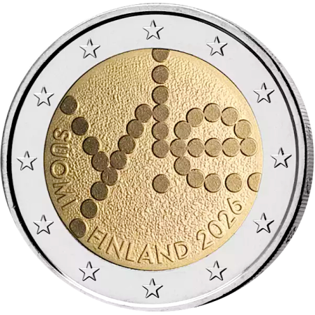 2 Euros FINLANDE 2026, 100 ans de La radio finlandaise