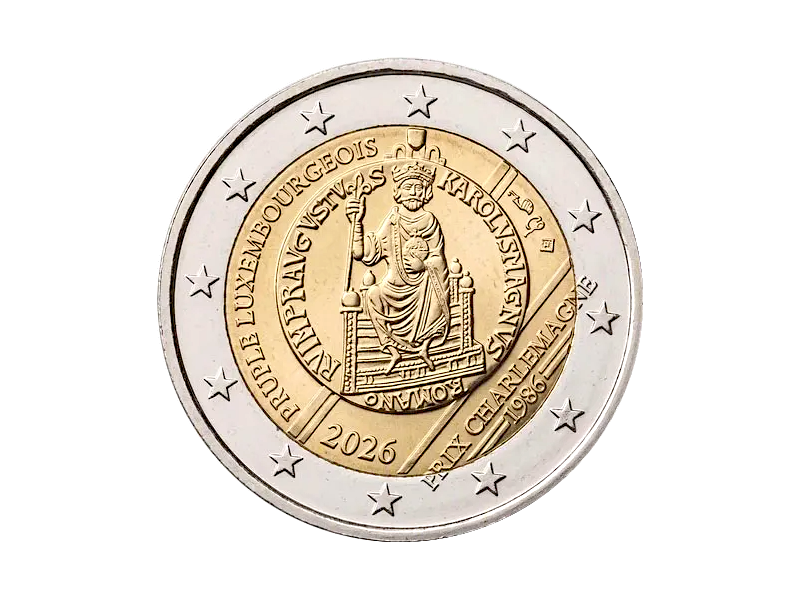 2 Euros LUXEMBOURG 2026, Prix Charlemagne