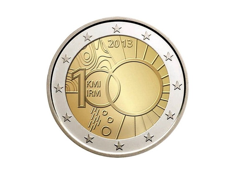 2 Euros com Belgique 2013- Institut Royal Météorologique