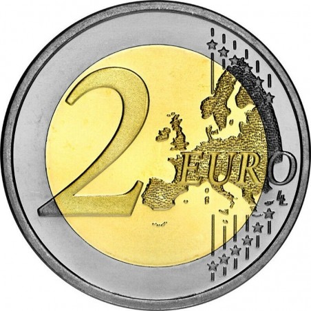 2 EUROS FRANCE 2020 -50e anniversaire de la mort du général de Gaulle et le 80e anniversaire de l'appel du 18 Juin