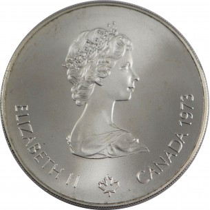 CANADA, 5 Dollars 1973, JO Montréal 1976