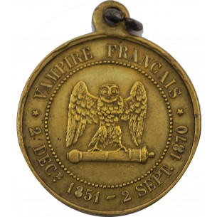 Monnaie satirique Napoléon III Bataille de Sedan 2