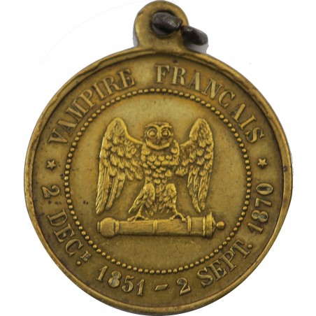 Monnaie satirique Napoléon III Bataille de Sedan