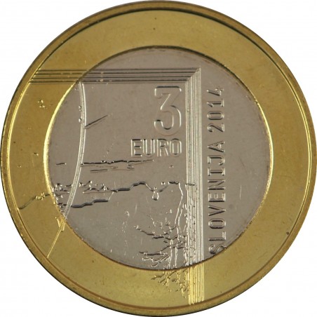 3 Euros Slovenie JANEZ PUHAR  2014