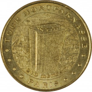 Jeton touristique Tour de Montparnasse 2002 Monnaie de Paris