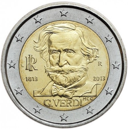 2 Euros com Italie 2013 - Giuseppe Verdi