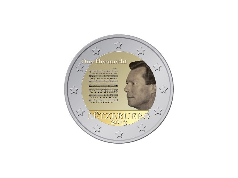 2 Euros Luxembourg  2013-Hymne national du Luxembourg