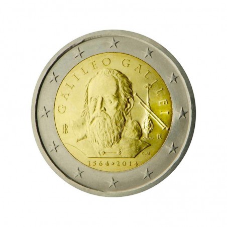 2 Euros com Italie 2014-  Galilée