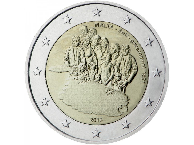 2 Euros  Malte 2013 - Autonomie Gouvernementale