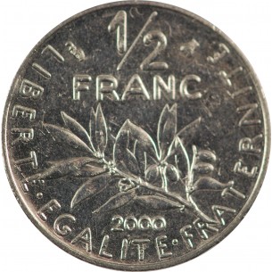 1/2 Franc Semeuse 2000-horizondescollectionneurs.com 2