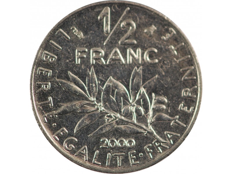 1/2 Franc Semeuse 2000-horizondescollectionneurs.com