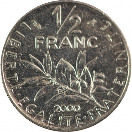 1/2 Franc Semeuse 2000-horizondescollectionneurs.com