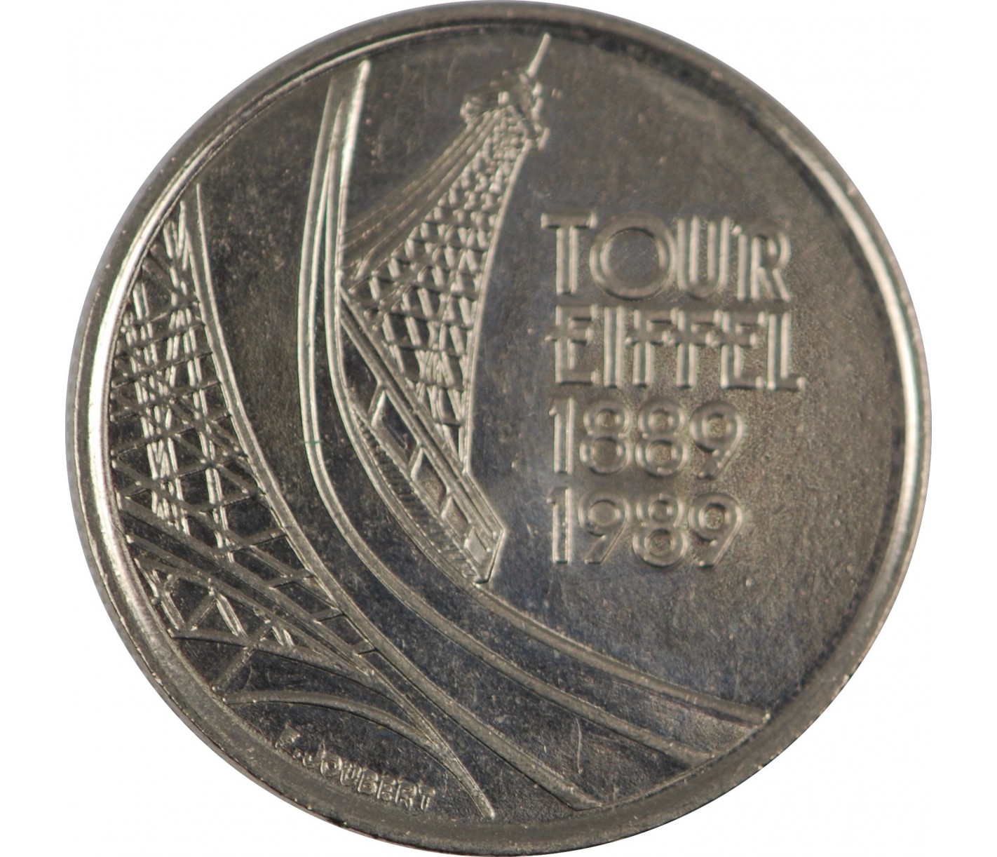 5 francs tour eiffel 1989 argent