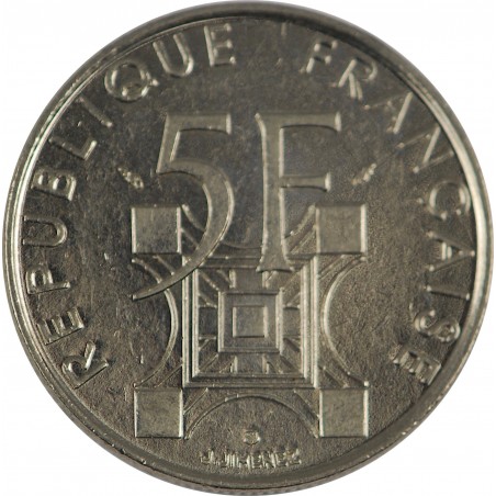5 Francs Tour Eiffel 1989