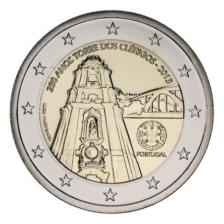 2 Euro Portugal 2013-250e anniversaire de la Tour des Clercs
