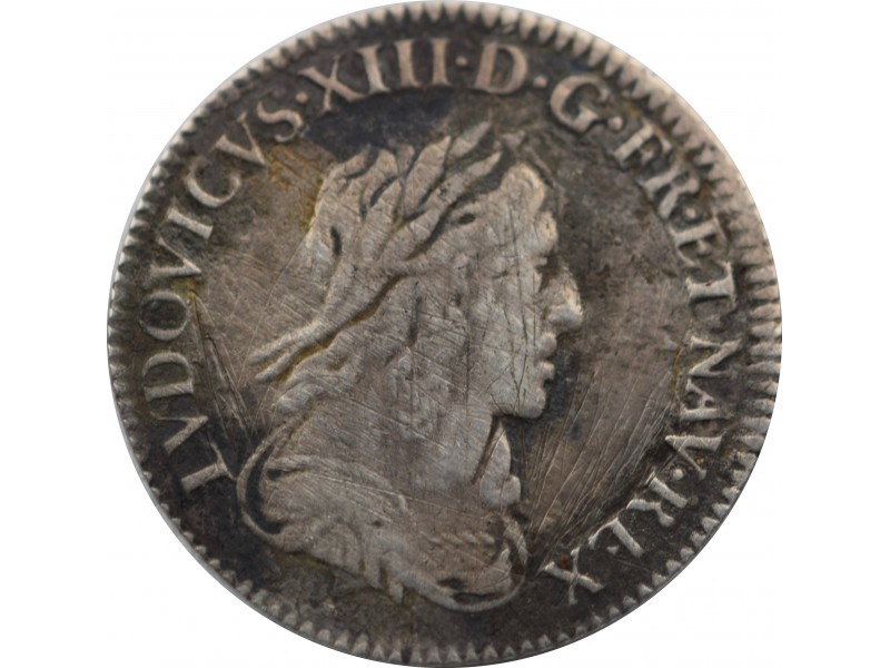 Louis XIII douzième d'ecu 1643 Paris