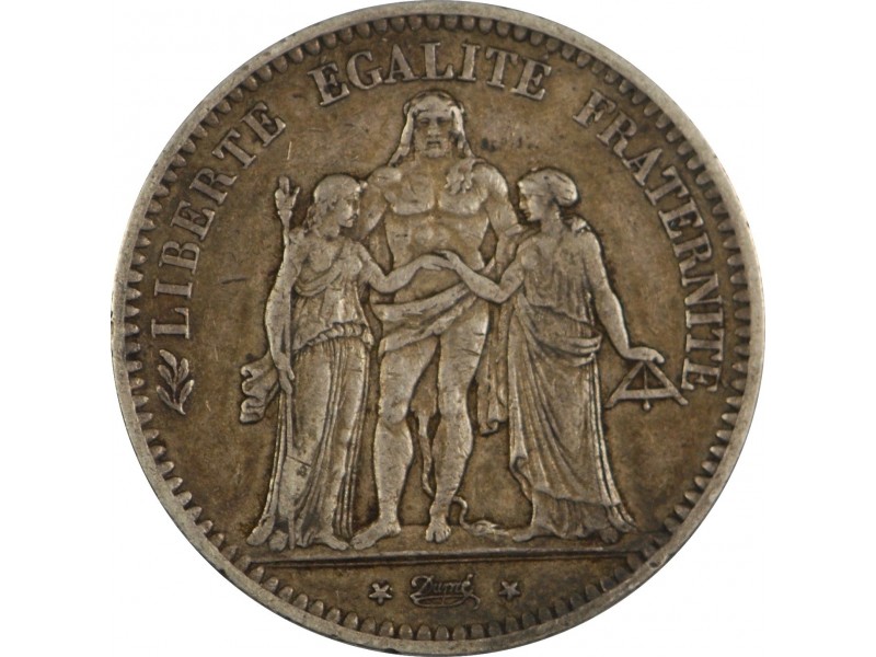 5 Francs Hercule 1849